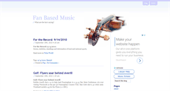 Desktop Screenshot of fanbasedmusic.com